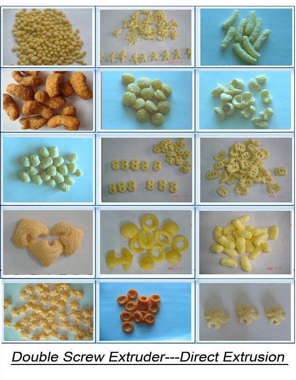 Stainless Steel Inflating Puffed Corn Snack Food Processing Machine